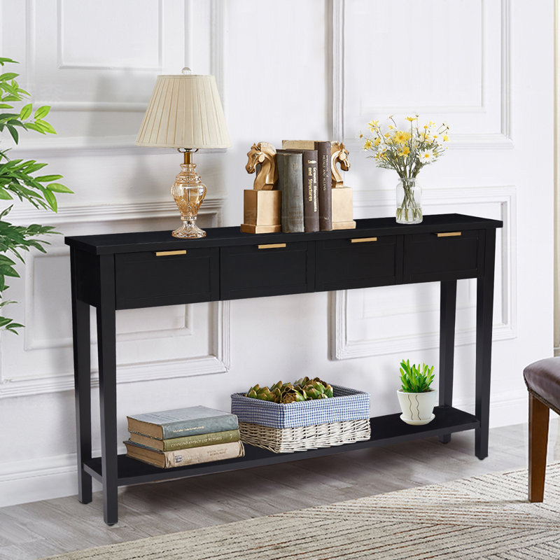 最新 Red Barrel Studio Olgin 59'' Console Table & Reviews テーブル・チェア・ハンモック
